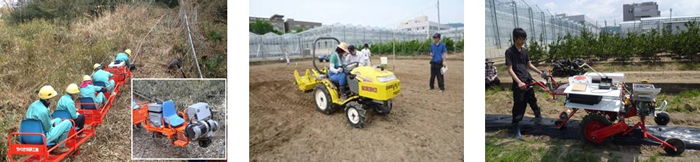 Electric-powered farm machinery