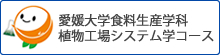 愛媛大学食料生産学科植物工場システム学コース