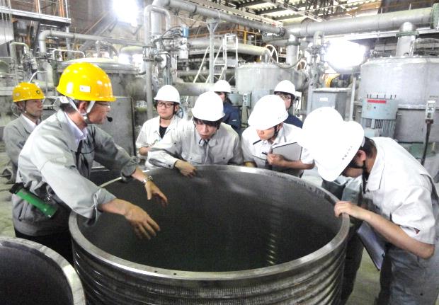 紙産業現場見学