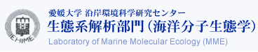 愛媛大学 沿岸環境科学研究センター 生態系解析部門（海洋分子生態学）